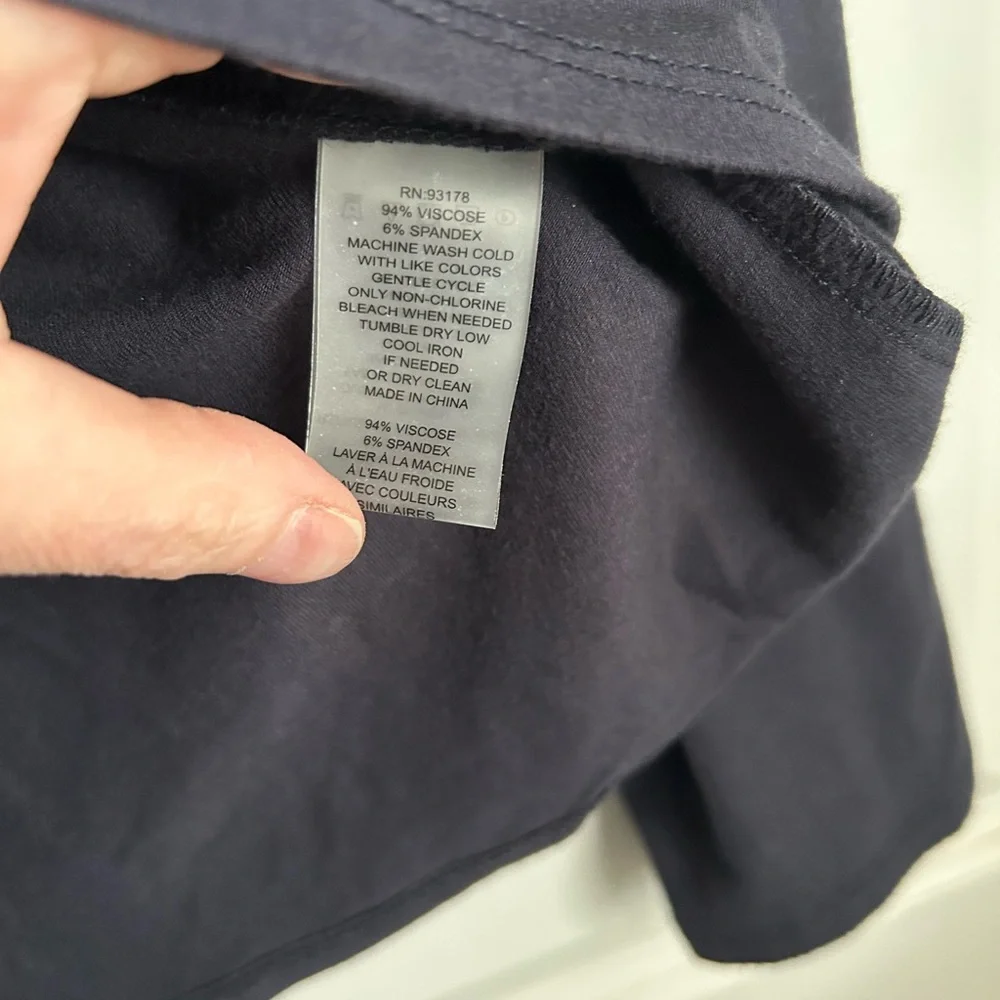 Elie Tahari Keilani Mock Neck Twist Long Sleeve - Picture 4 of 4